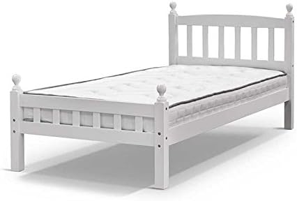 Snuggle Beds Daisy Wooden Painted White Solid Pine 3FT Single Kids Bed Frame