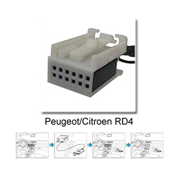 USB SD MP3 AUX In Interface CD Wechsler Adapter RD4 RT3 Radio – Bild 3