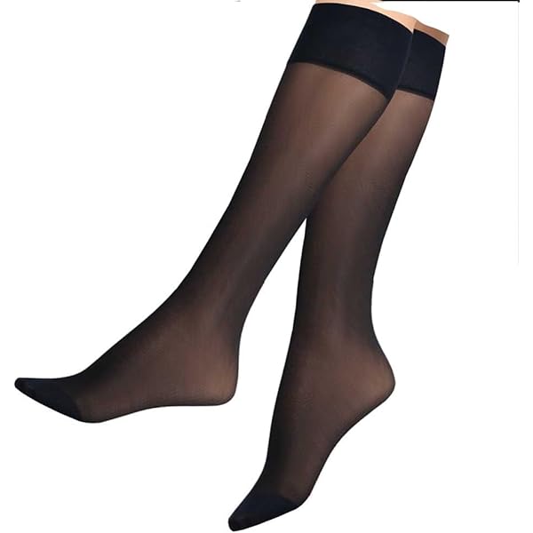Transparente Matte Socken Damen - Elegante Kniestrümpfe 15 DEN