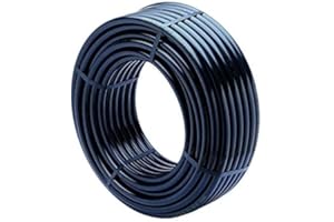 Suinga PE-LD Rohr 100 m x 16mm PN 2,5 bar Versorgungsleitung Wasserrohr Bewässerung Kunststoffrohr schwarz
