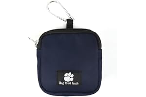 FLYING TAIL Hundetrainingstasche, Hüfttasche für Outdoor-Haustier-Training, mit Müllbeutelhalter, Marineblau