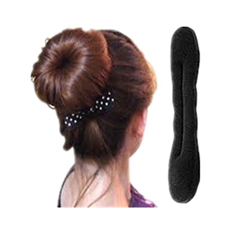Demarkt Lockenwickler Haarknoten-Styler Magic Schwamm Frisur Twist Curler Tool Clip Donut Style DIY - 6