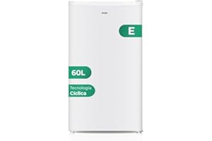 Svan Congelador Vertical Blanco SCV85502E. Capacidad 60 Litros, Puerta Reversible, Bajo nivel Sonoro, Eficiencia Energética Clase E