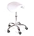 Urbanity hairdressing beauty manicure nail technician salon chair saddle stool white