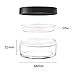 Homgaty 50g Empty Plastic Sifter Jar with Screw Lids for Cosmetics Powder Makeup Cream Glitter