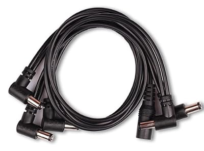 Mooer PDC-5A Chaîne d'alimentation 90° pour 5 pédales