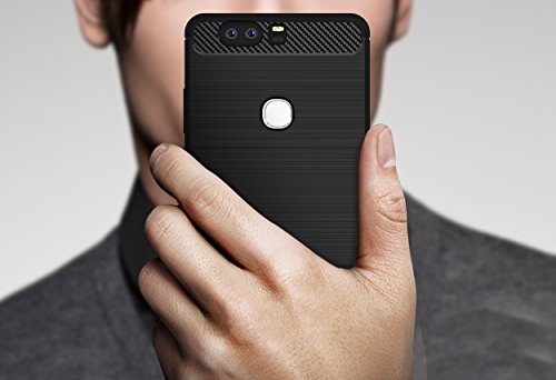 Honor 8 HÃ¼lle, IVSO Ultra Slim Silikon RÃ¼ckseite SchutzhÃ¼lle fÃ¼r Honor 8 Smartphone (13,2 cm (5,2 Zoll) ,Slim Schwarz