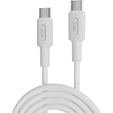 Juo 60W USB Type-C to Type-C Silikon Hızlı Şarj ve Data Kablosu Beyaz 2 Metre