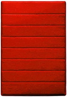 Hydrodry Red Ultimate Performance Memory Foam Large Bath Mat, 50 x 90 cm Anti Slip