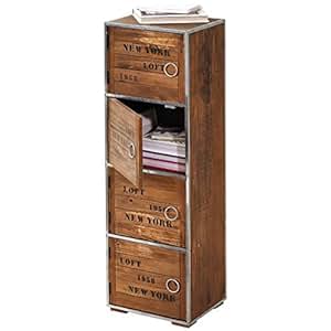 PureDay Schrank New York Loft Style Vintage Retro Industrial Design 4
