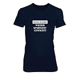 Wieder unbeliebt gemacht - Damen T-Shirt, Größe: XL, dunkelblau