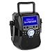 Produktbild auna Stage Hero • Mobile Karaoke-Anlage • Karaoke-System • Bluetooth • CD-G • DVD • MP3 • USB • Aufnahmefunktion • 7'' TFT-Display • 2 x Mikrofon und Kabel • Akku- oder Netzbetrieb • schwarz