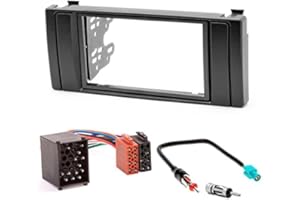 CARAV 11–041–3 Kit d'installation de Bord 67 Kit de montage autoradio façade d'autoradio Double DIN fascia Plate Facia