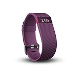 Fitbit Wristband CHARGE HR, Plum, S, FB405PMS-EU