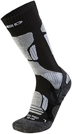 Xaed Ergonomic Ski Socks Pro, Woman, Black/Grey, 38/40