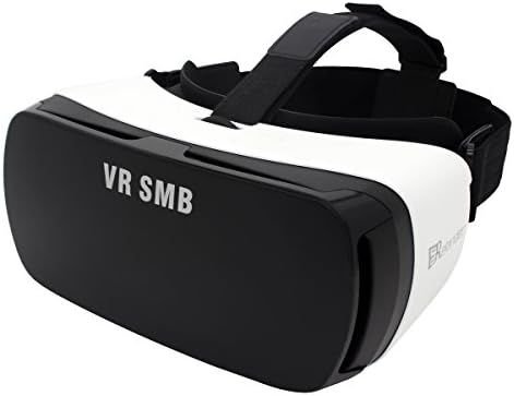 3D VR Headset, Virtual Reality Headset, VR GEAR VR SMB bulit-in Bluetooth for iPhone, Samsung, 4.5-5.5 inch Smartphone for 3D Movies and Games, for the Myopia