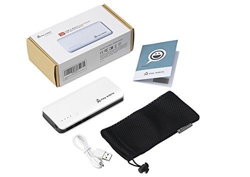 stay mobile Power Bank (22400 mAh) (latest Technology) 3 USB Output Portable Charger and External Battery for iPhone, iPad, iPod, Samsung Galaxy, and different Smartphones and Tablets from stay mobile
