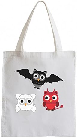 Raxxpurl Ghosts Owls Fun Jute Bag