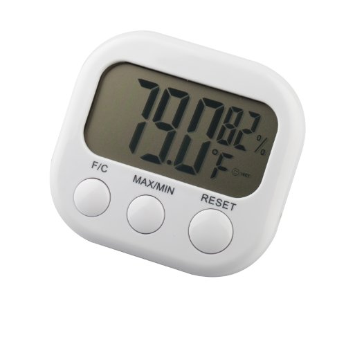 TRIXES - Digitales LCD Thermometer Temperatur Wetter Hygrometer Luftfeuchtigkeit Feuchtigkeit