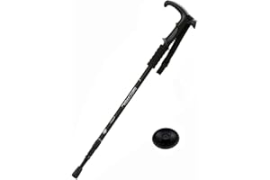 Hikehobby® 65CM to 135CM Antishock With Handle Trekking Walking Hiking Stick Pole