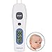 MeasuPro IRT250 No Touch Digital Forehead Thermometer with Baby Safe LED Measuring Guide and Fever Alarm
