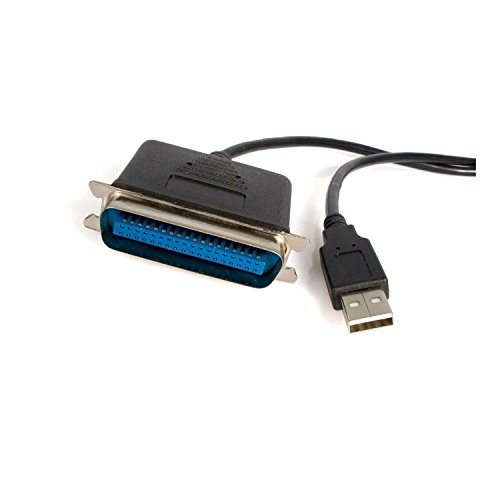 StarTech USB auf Parallel Adapter Kabel (Centronics/IEEE1284 Druckerkabel zu USB, Stecker/Stecker, 1,9m)