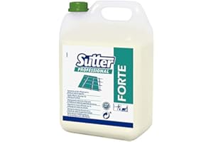 DETER CENTER Sutter Forte detergente sgrassatore concentrato per Tutte Le superfici - Confezione : 4 taniche da lt.5