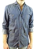  Camisa Guayabera Caballero Denim (S)