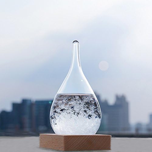 GDSCF Fashion Creative Desktop Storm Glass Process Weather Forecasting Bottle, Forecast Barometer ((6*12))