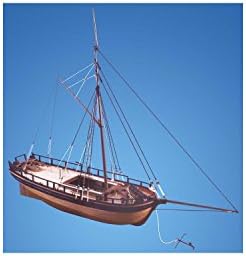 Caldercraft 9016 HM Gunboat William Model Ship Kit – Easy to Assemble, Double Planking Hull Type Wooden Boat Replica. DIY Interior Decor Accessory