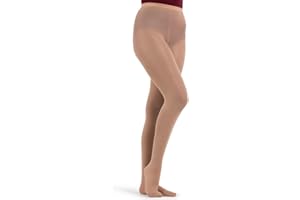 Capezio Ultra Hold Footed Dance Tights, Women's Hold & Stretch, Semi Opaque, Professional Seamless Ballet Tights With Elasticised Waistband for Jazz, Musical Theatre, N14