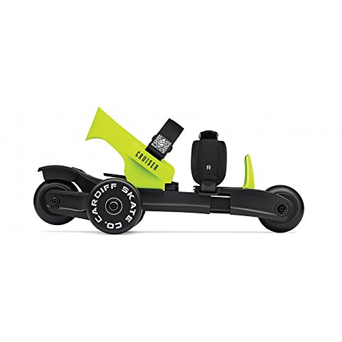Cardiff Skate Cruiser Youth - Roller Ajustable sur Chaussures - Jaune Citron