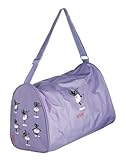 Girls Lilac dance tap ballet jazz shoulder shoe bag by katz dancewear KB25