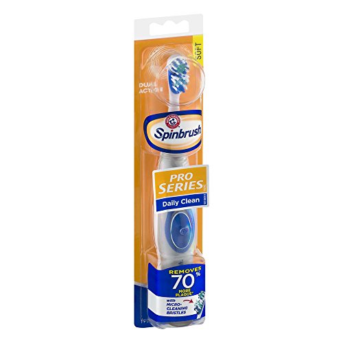 Arm & Hammer Spin Brush Pro-Clean Extra Soft Powered Toothbrush, 1 ct