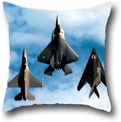 Elec Radio Aircraft Zip And Block Anti Allergen, Pillow Case Throw Cover Home 18*18