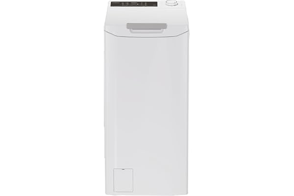 CANDY - Lave-Linge Top - Machine à Laver 8kg/1200 trs/min - Classe Énergétique B - 17 Programmes - Wifi, Commandes Semi-Tactiles, Silencieux - Blanc - 86 x 41 x 60 cm - Modèle TCAS284TM4-S