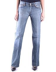 7 For All Mankind Mujer MCBI004016O Azul Claro Algodon Jeans