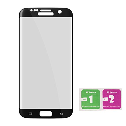 Galaxy S6 Edge Plus Panzerglasfolie, ZXK CO 9H Hartglas Tempered Glass 3D Curved Screen Protector Full Coverage Hartglas Schutzfolie für Samsung Galaxy S6 Edge Plus 100% durchsichtiger Panzerglas Screen Protector 3D Touch – Rahmen Schwarz - 8
