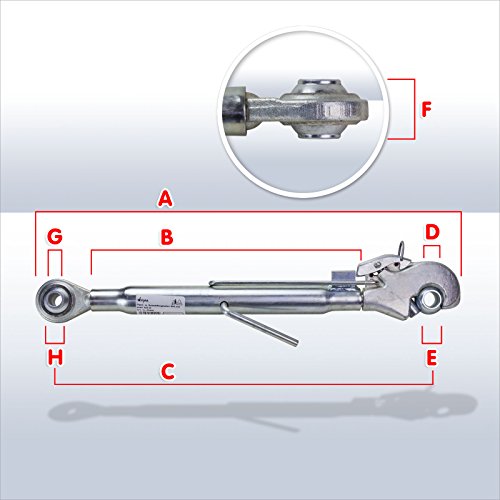 DEMA Oberlenker mit Fanghaken 890 Kat 1 / 2 - 4