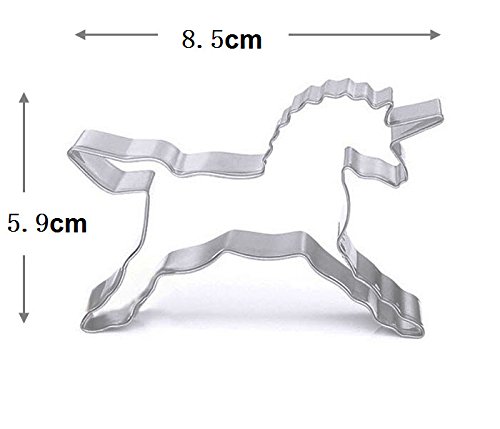 DreamFlying Keksausstecher Einhorn, Pferd, aus Edelstahl - 2