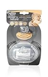 Tommee Tippee Closer to Nature Nipple Shields Protectors Twin 2 Pack with Case, Model:
