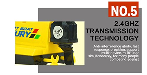 VENMO 4 Channel 2.4G Remote Control RC Boat Toy Pools Water Sport Speed Boat Toys In Pools For Kids Bath Outdoor (Yellow) reviews VENMO 4 Channel 2.4G Remote Control RC Boat Toy Pools Water Sport Speed Boat Toys In Pools For Kids Bath Outdoor (Yellow)