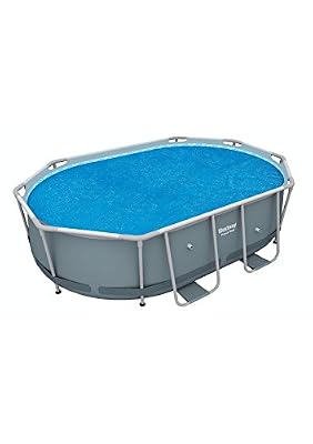 Bestway - Bâche solaire ovale 490 x 350 mm pour piscine hors sol Steel Wall
