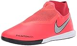  Nike Phantom Vsn Academy DF IC, Zapatillas de Fútbol para Hombre, Rojo (Bright Crimson/Metallic Silver 600), 44 EU