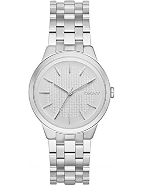 DKNY Damen-Armbanduhr Analog Quarz Edelstahl NY2381