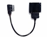 Conexión sin instalación. Funciona fácilmente con iPX, 8, 7, 7 Plus, 6, 6 Plus, 5, así como teléfonos Android Samsung Huawei LG. Está diseñado para funcionar con el puerto AMI instalado en fábrica de coche. Incluye cable i-Pod de 30 pines con este kit de coche Bluetooth.