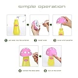 Luftbefeuchter, dizaul ® tragbare Mini-USB Pilz Ultraschall-Luftbefeuchter + LED kleine Nachtlicht für Babies und Kinder (passend als Geschenk)-pink - 6