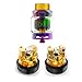 Produktbild 24mm RTA 2,5 / 4ml Verdampfer Tank Untere Aufnahme Einstellbarer Luftstrom ohne Nikotin (Regenbogen)