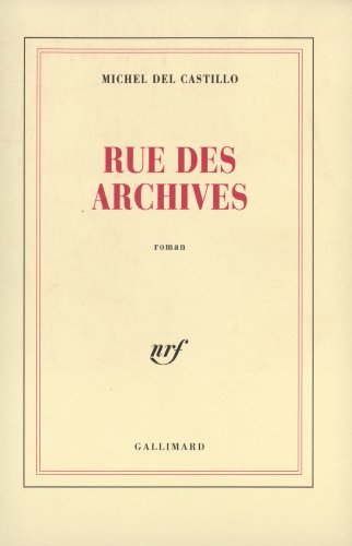 couverture de : Rue des archives