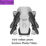 ✈ Mit kopflosen Modus, und Ein-Schlüssel-Rückgabe sorgenfrei zu fliegen. Egal, ob das Flugzeug in jedem Winkel in diesem Modell fliegt, die Fernbedienung für die Richtung ist einfach. Der G-Sensor-Modus ermöglicht es dem kleinen Quadcopter, die Art und Weise, wie Sie Ihr Smartphone bewegen, automatisch zu verfolgen.